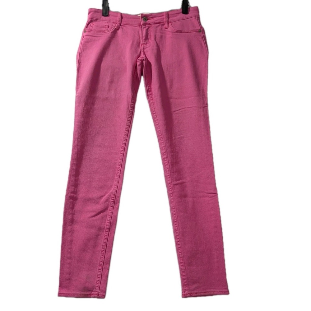 Abercrombie & Fitch‎ Y2K Pink Skinny Jeans Women's 0R W25 L29 Stretch Denim